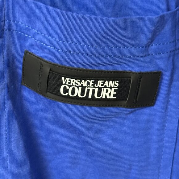 Authentic Versace Jeans Couture Men's Blue T-Shirt Size Large Brand New!! - Picture 2 of 6